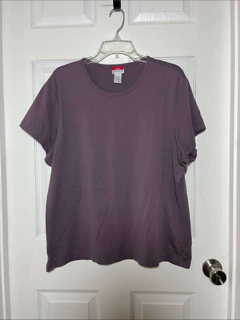 L.L. Bean Women's Short-Sleeve Tee — Dusty Purple